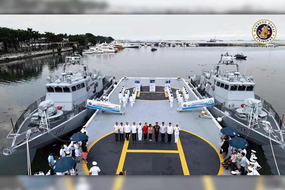 菲國海軍現代化中的FAIC-M項目，6日舉行首批2艘快艇交艦儀式。（取自菲律賓海軍網站）