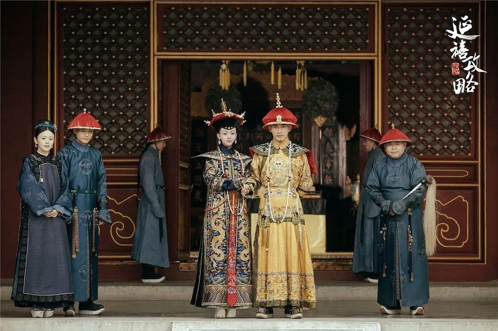 中國電視劇《延禧攻略》中的令貴妃與乾隆帝（取自豆瓣電影）