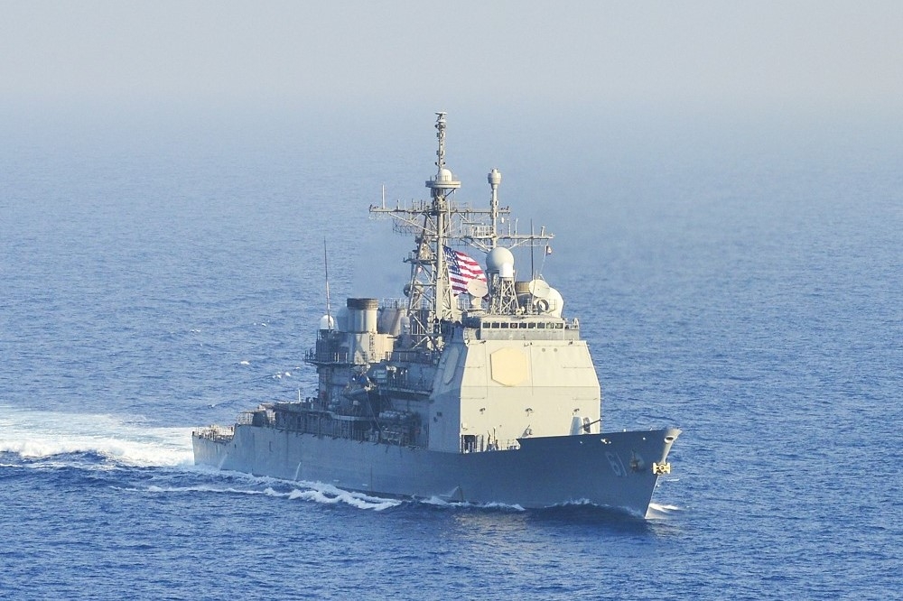 「提康德羅加級」神盾巡洋艦性能全面優於國軍現役水面軍艦，但是否值得爭取填補戰力空缺，專家看法不同。（取自DVIDS）
