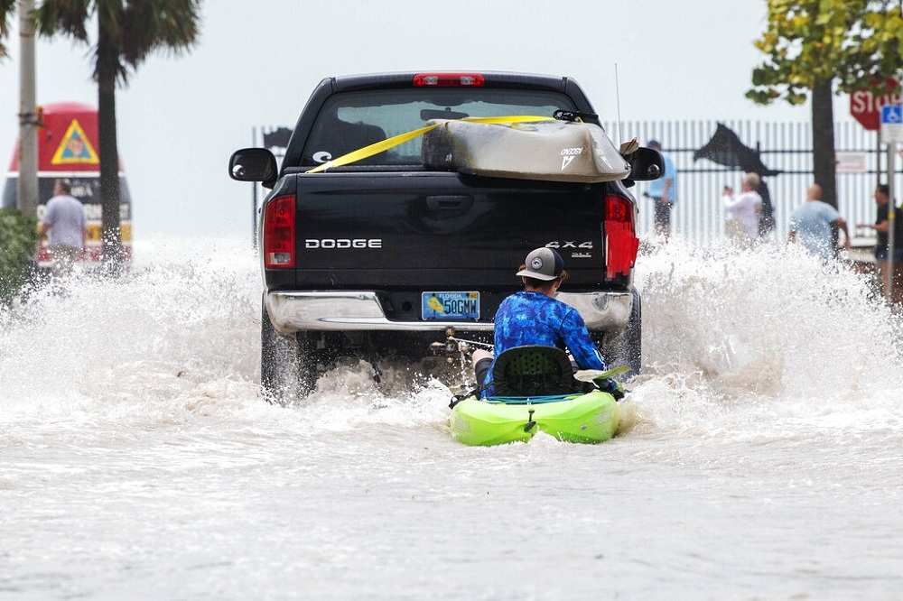 伊恩飓风席卷美国佛州。（美联社）(photo:UpMedia)