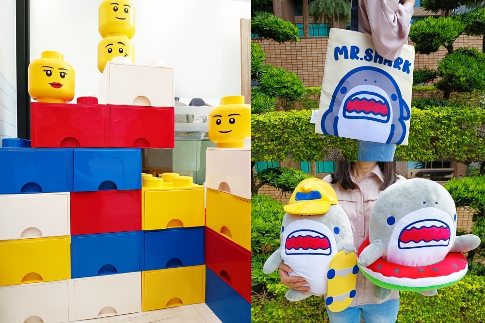 7-11 攜手「鯊魚先生」、「LEGO樂高」推出雙主題集點活動（林冠伶攝）