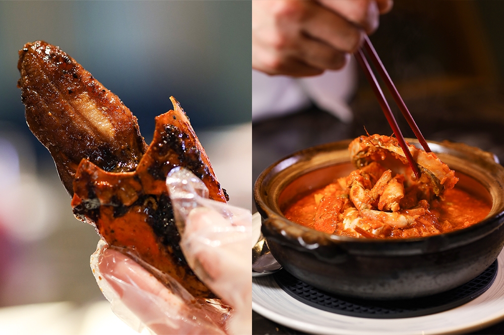 玖尹中餐廳「螃蟹 10 吃」今年重磅回歸！嚴選產地直送的紅蟳、沙公超過癮（蕭芷琳攝）