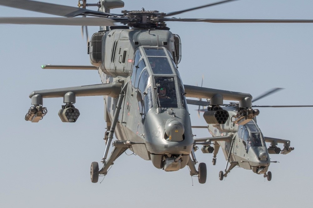 印度空軍首支LCH攻擊直升機中隊成軍，未來將針對高原地區進行部署。（取自印度防長辛格推特）