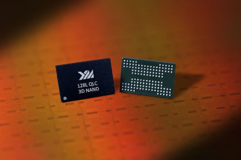 長江儲存生產的NAND快閃記憶體。（取自長江儲存公司網站）