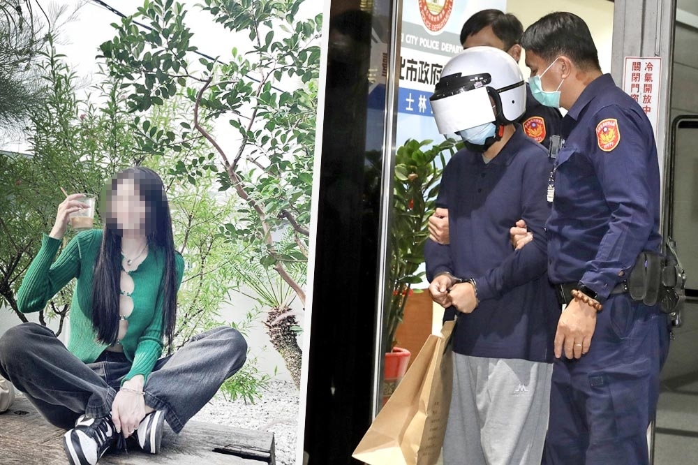馬來西亞籍的蔡姓女大生（左）遭殺害，陳嫌因罪嫌重大遭檢方聲押禁見。（合成照片／擷取自蔡女IG、讀者提供）