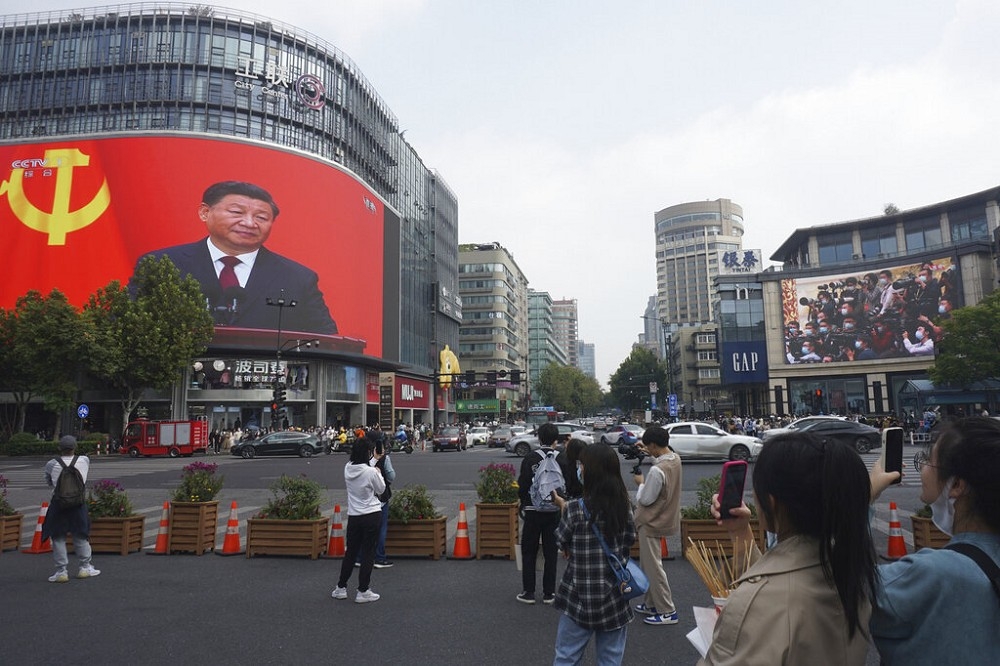 中共领导人习近平公布新核心领导名单都是习家军，令市场担忧。（美联社）(photo:UpMedia)