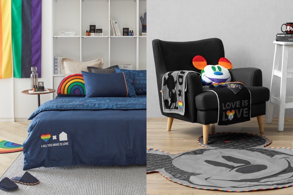 HOLA推出迪士尼彩虹及 HOLA Rainbow 系列居家商品（HOLA 提供）
