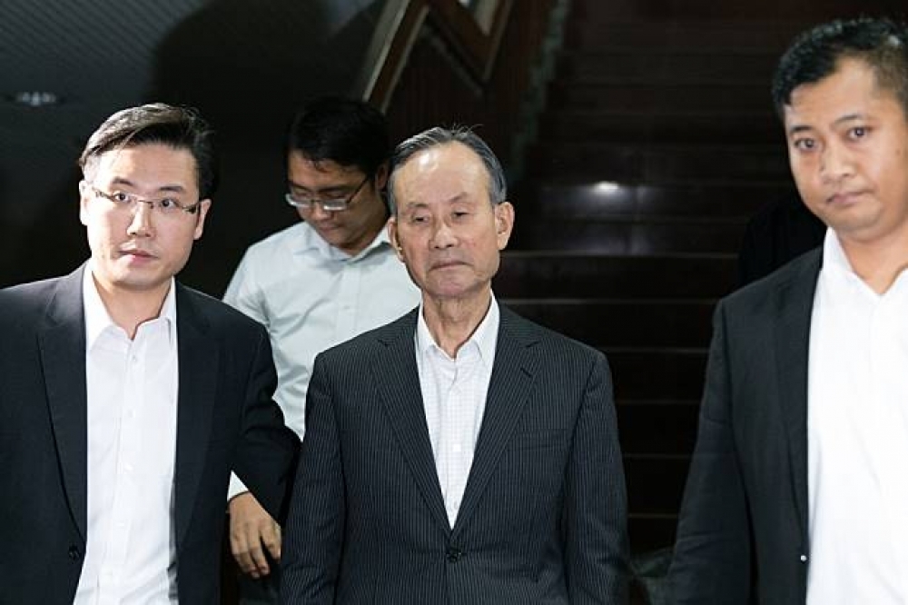 遠雄企業團董事長趙藤雄（中）涉大巨蛋案遭判7年有期徒刑。（資料照片）