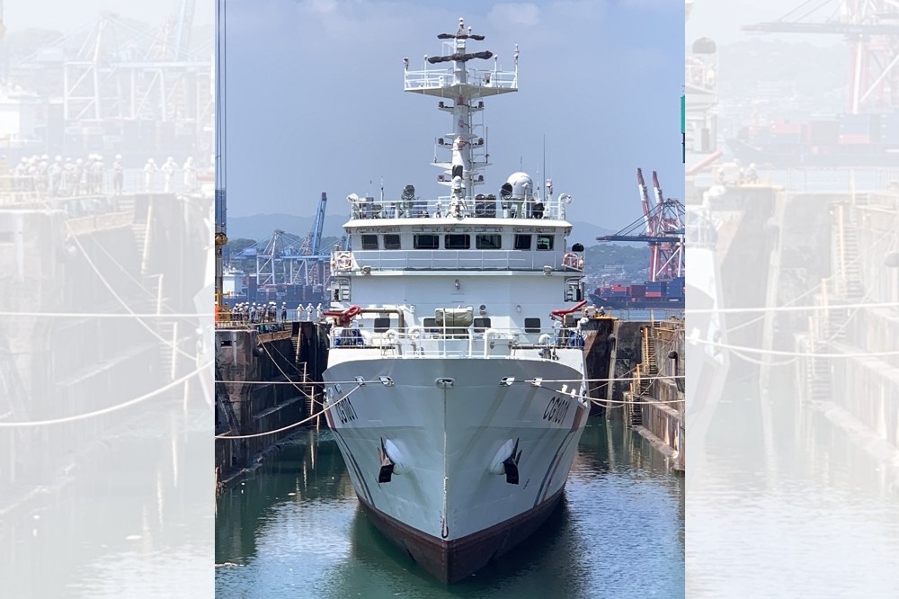 海巡署彰化艦將在11月10日於台船基隆廠舉行交船典禮。（資料照／台船提供）