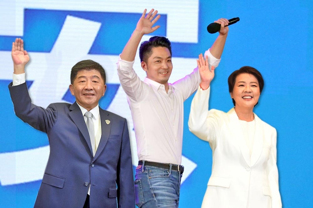 台北市長封關民調14日出爐，蔣萬安仍以34.25%位居第一。（合成畫面／張哲偉、王侑聖攝）