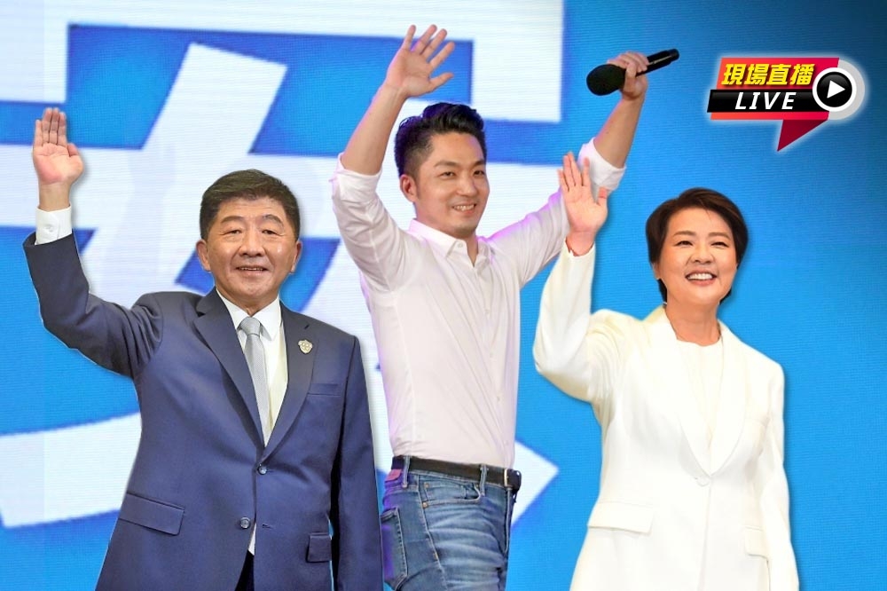 台北市長選前之夜，蔣萬安、陳時中、黃珊珊3地較勁。（合成畫面／張哲偉、王侑聖攝）