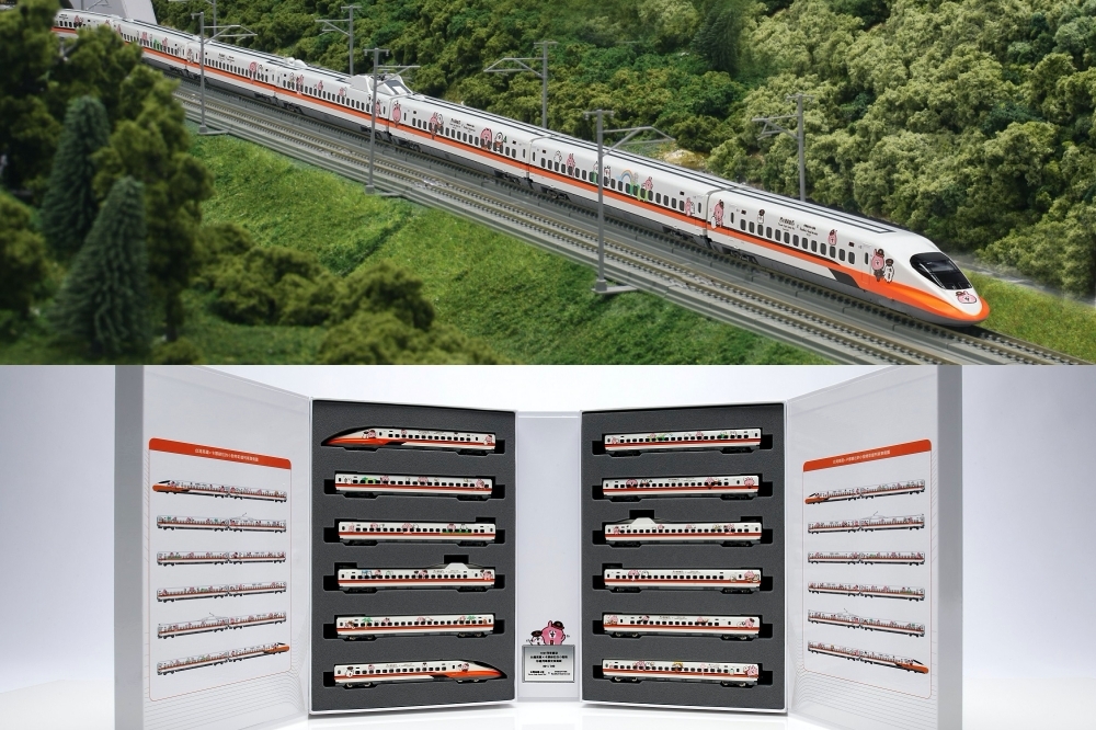 台灣高鐵 ╳卡娜赫拉的小動物 彩繪列車模型（PChome 24h購物提供）