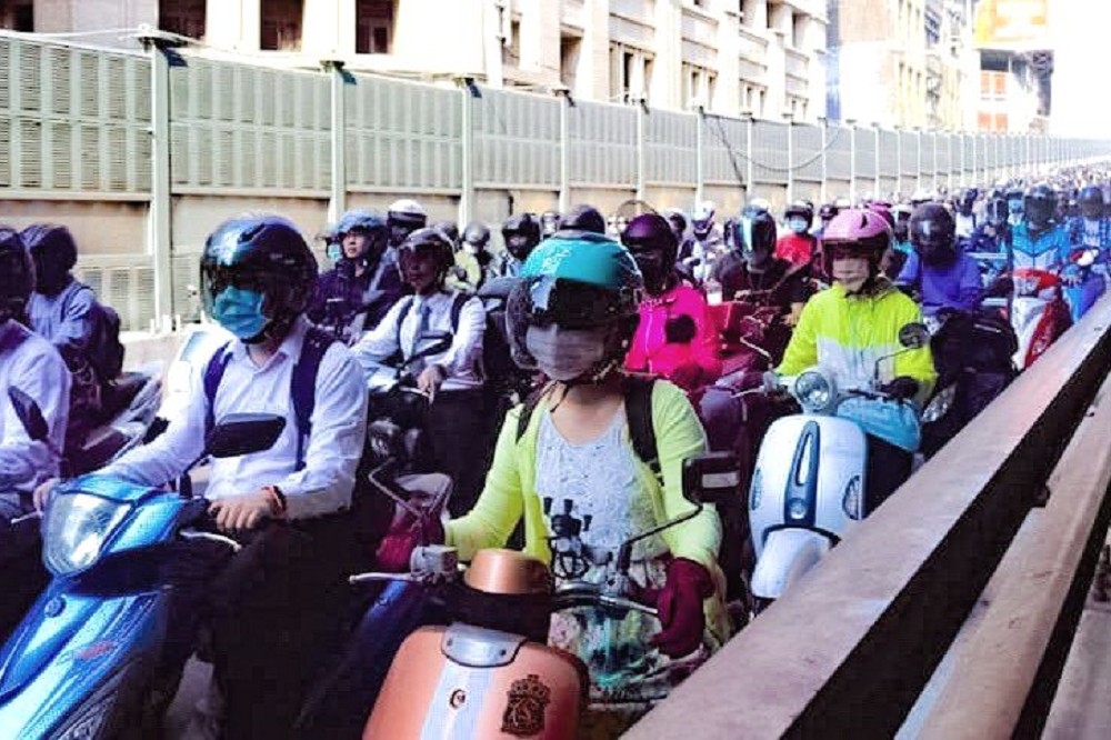 台湾交通乱象恐对国内观光发展构成阻碍。（取自推特）(photo:UpMedia)