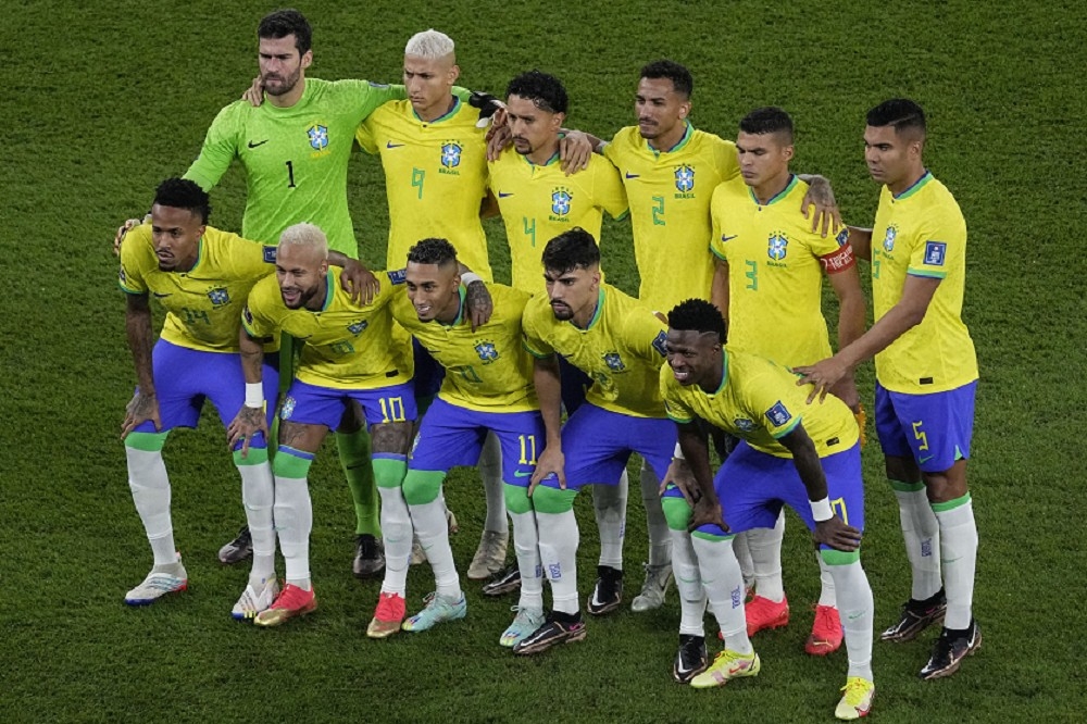 巴西被看好捧回大力神盃。（美聯社）