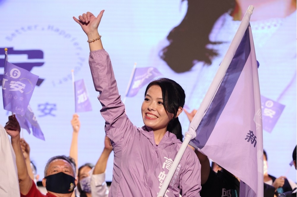 高虹安贏得沒有絲毫僥倖，新竹市民對她的支持非常充分，完全沒有任何正當性的疑慮。（攝影：陳愷巨）