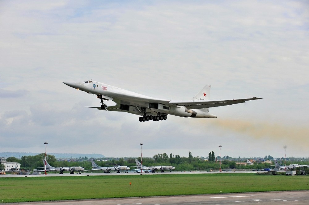恩格斯空軍基地，是俄軍第22禁衛轟炸機師的駐地，部署Tu-160與Tu-95等轟炸機。（取自俄羅斯國防部）