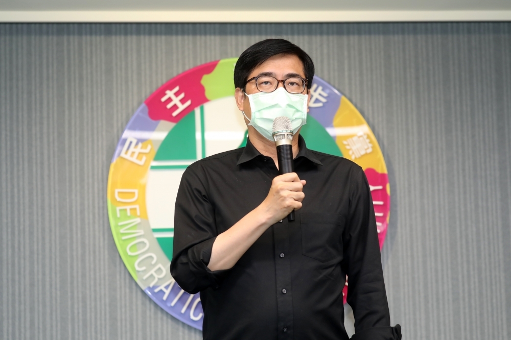 陳其邁而目前代理民進黨主席，針對台南市正副議長選舉賄選案，他重申支持檢調嚴查嚴辦、徹查到底。（資料照片/王侑聖攝）