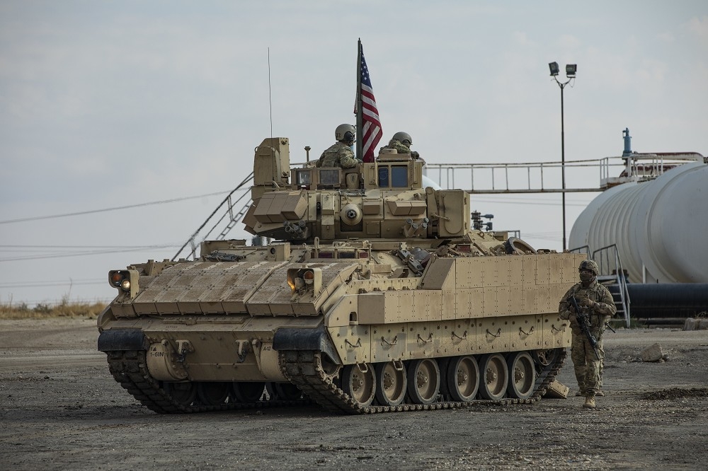 美国五角大厦新一波军援，首度包括50辆「布莱德雷」步兵战车，该战车拥有先进的观测与射控系统，发射反装甲飞弹时也是称职的「战车杀手」。（取自DVIDS）(photo:UpMedia)