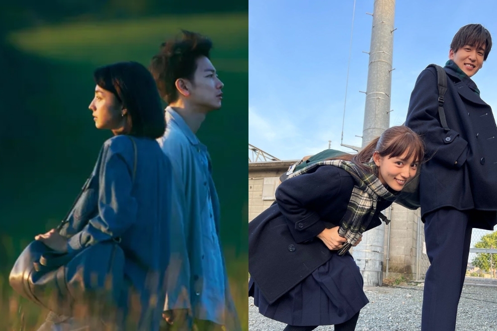 《First Love 初戀》（左圖）、《silent》（右圖）融入傳統日本愛情劇的各種元素，掀起追劇熱潮。（取自Netflix、 SILENT_FUJITV推特）