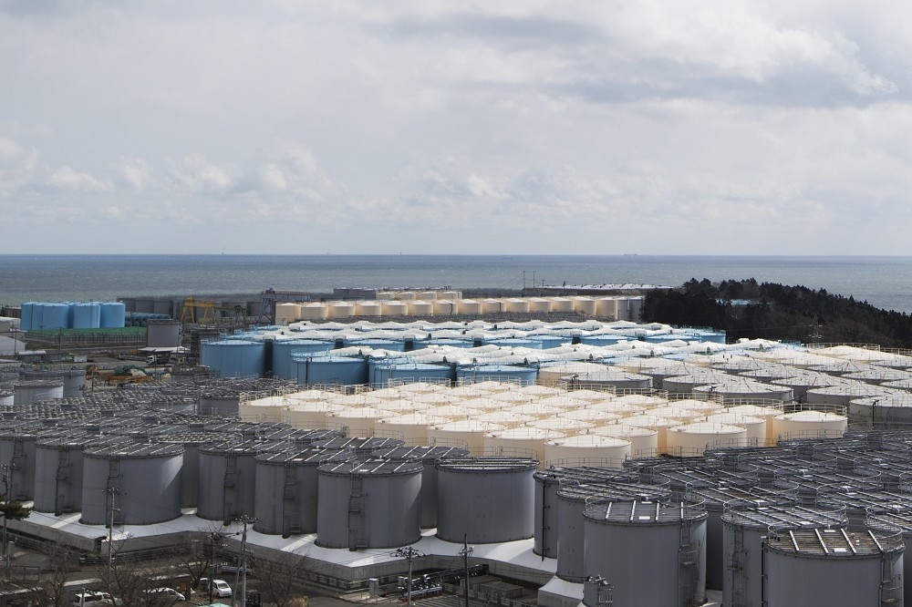 福岛核电厂周遭的辐射废水桶。（资料照片／美联社）(photo:UpMedia)