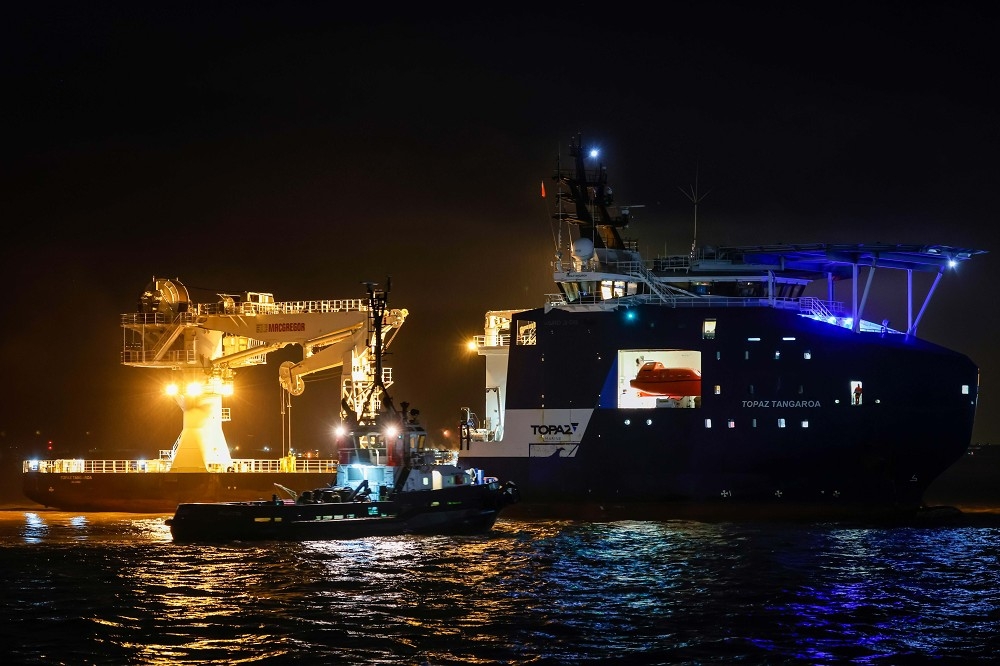 英國首度引進多用途海洋調查船，專司包括海底電纜等水下重要資產的安全維護任務。（取自英國皇家海軍網站）