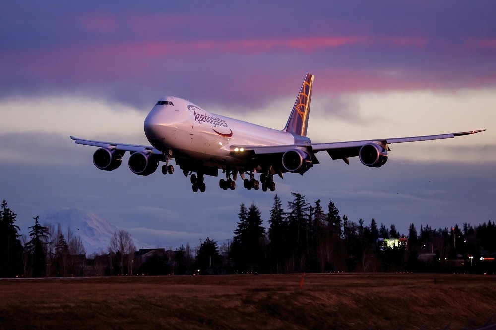波音公司所生產的最後1架747商用機，31日舉行交付儀式，圖為同型機種。（美聯社）