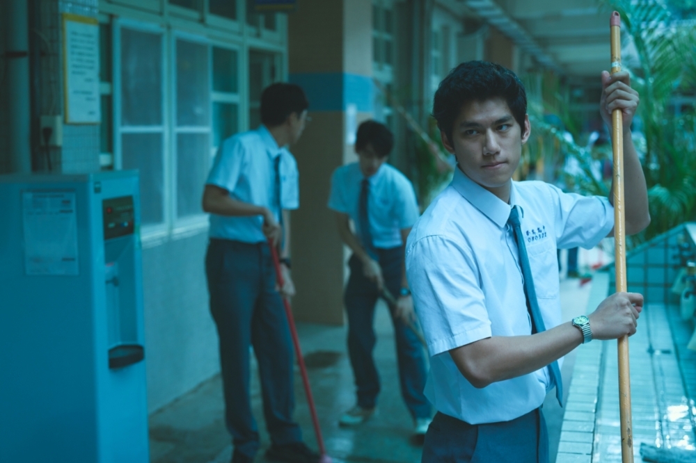 朱軒洋在《黑的教育》飾演強勢又愛情勒朋友的霸道學生，好演技獲金馬獎最佳男配角肯定。（禾豐九路提供）