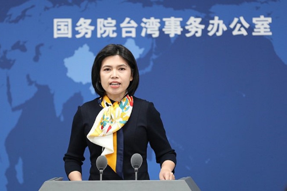 中國國台辦發言人朱鳳蓮表示，當局已批准設立9個海峽兩岸交流基地。（取自微博）