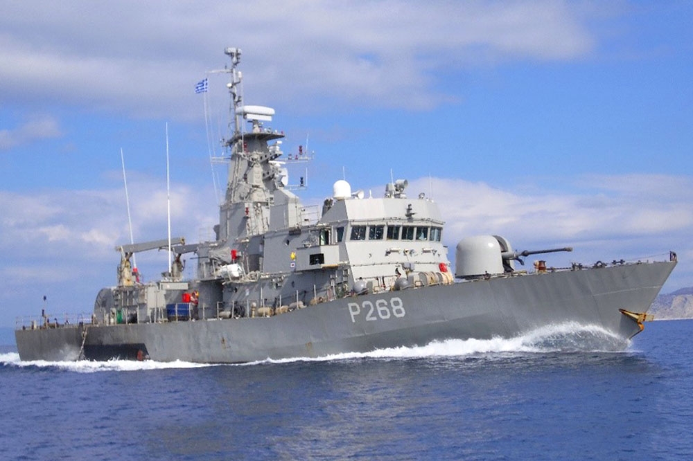希臘海軍將為4艘「魚鷹級」砲艇加裝「長釘NLOS」飛彈，強化反快艇能力。（取自希臘海軍）