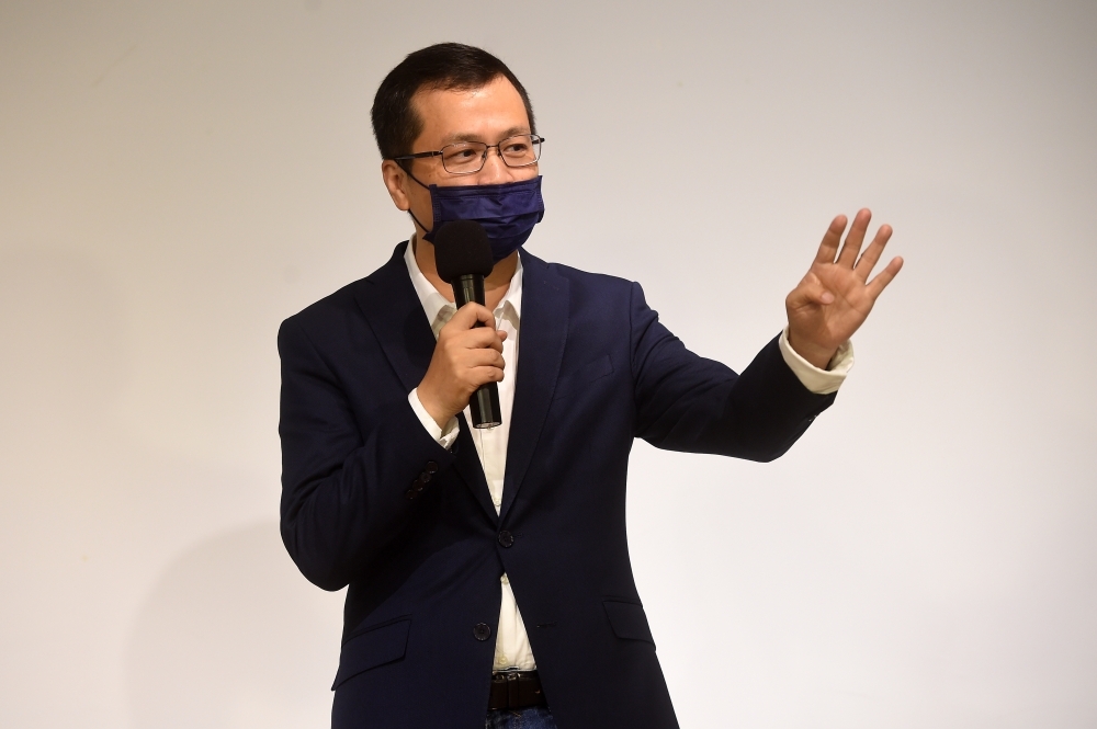 國民黨挑戰台北市大安區立委者眾，羅智強也是其一。（資料照片／攝影：張哲偉）