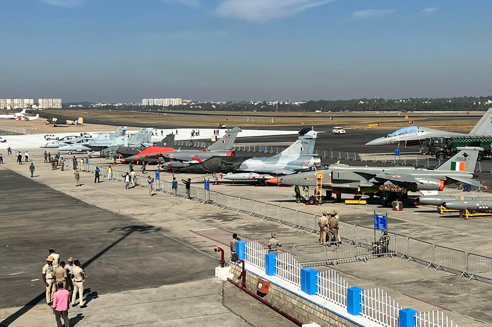 航展正式開幕前，會場靜態展示的軍機已經準備就緒。（讀者Tsungfang Tsai／全球防衛雜誌提供）
