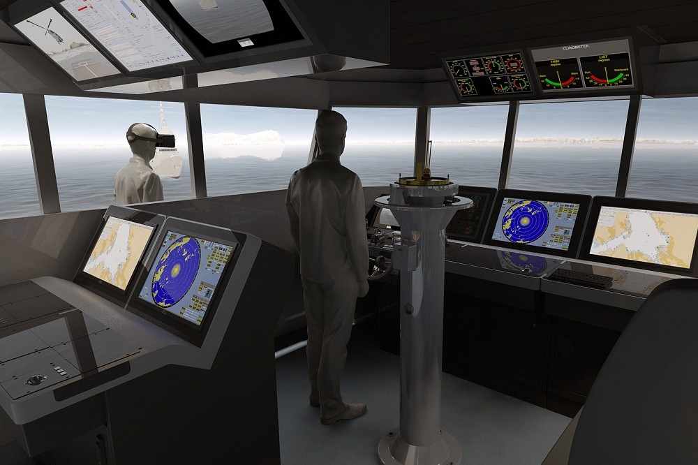 透過VR裝置以及新技術的引進，英國皇家海軍模擬訓練真實程度將大為提高。（取自英國皇家海軍網站）