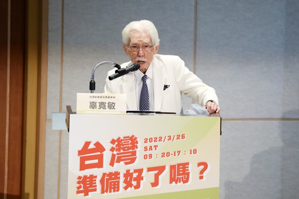 辜寬敏今天過世，享耆壽97歲。（資料照片/王侑聖攝）