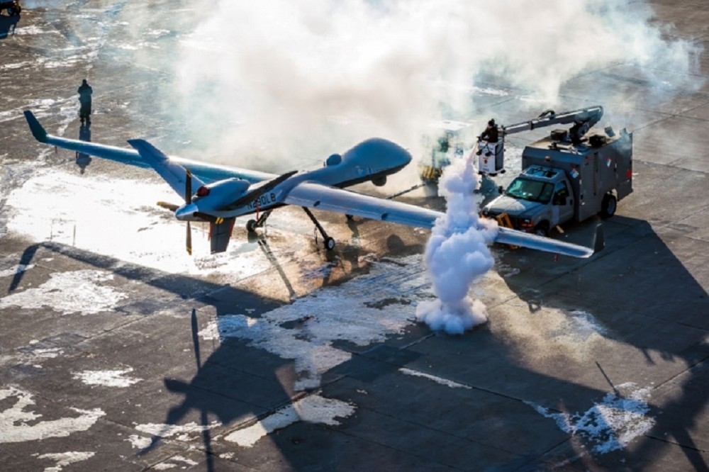 通用原子航空系統公司的MQ-9B無人機，日前已完成在寒冷環境下的操作測試，使該機種可望打開北歐市場。（取自GA-ASI公司網站）