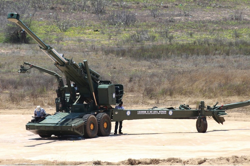 印度陸軍提出價值800億盧比採購307門新型國產ATAGS榴砲計劃，預計將很快獲得政府通過。（取自推特）