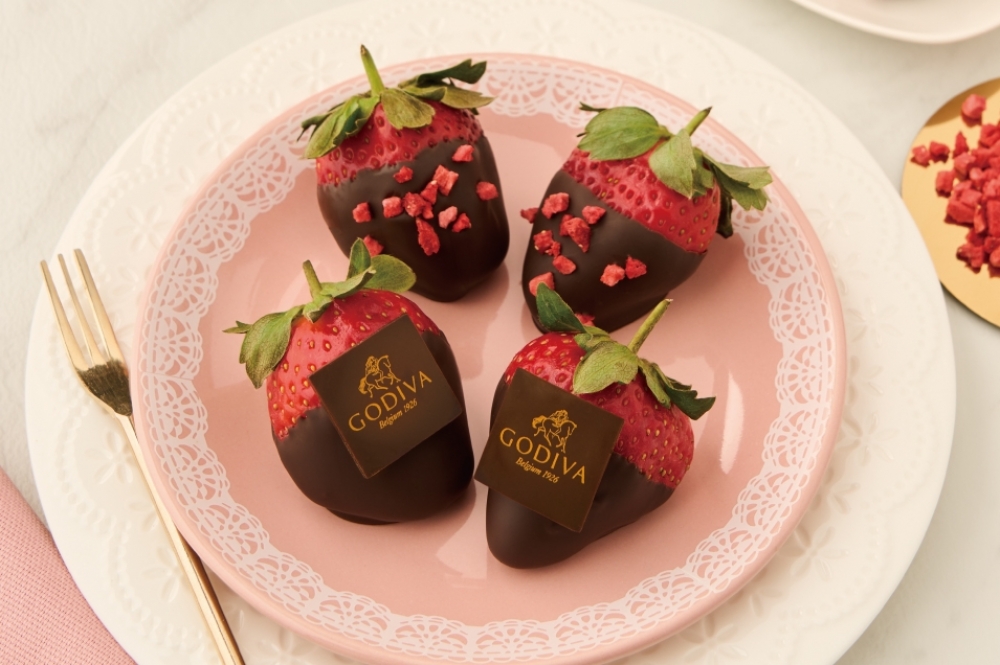 GODIVA「手製草莓巧克力」限時回歸（GODIVA 提供）