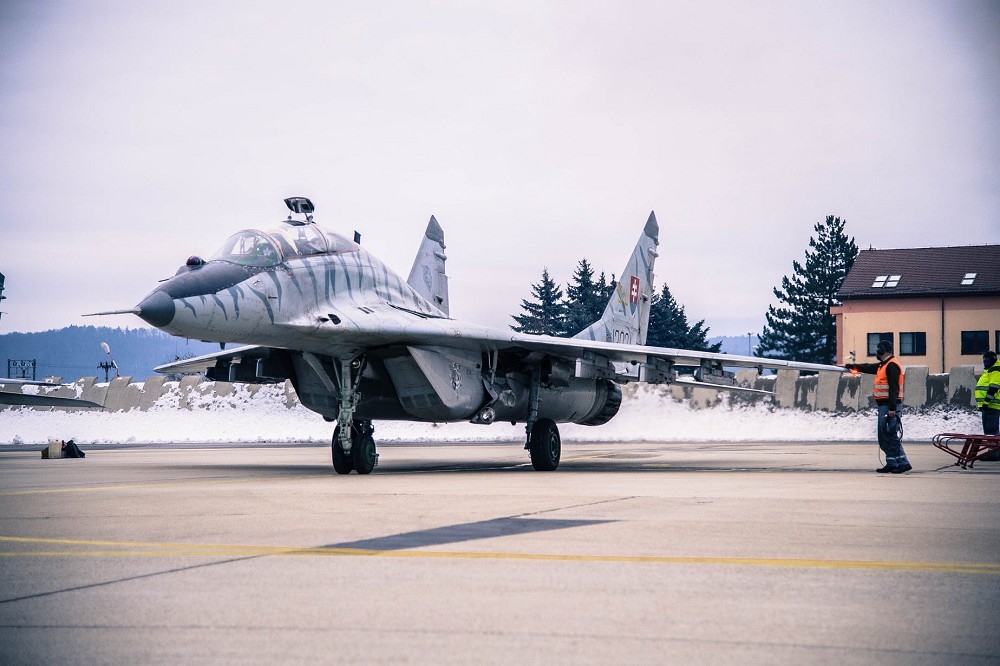 斯洛伐克防長表示援助退役MiG-29戰機一事，已與波蘭有共識，只待國內批准。（取自斯洛伐克空軍）