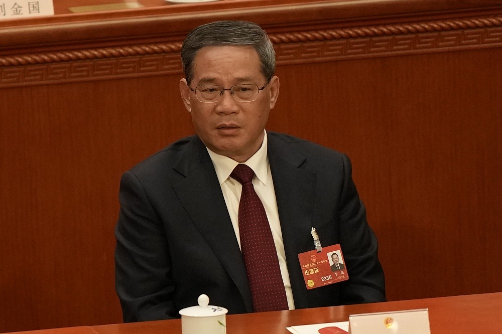 李強當選新任中國國務院總理。（美聯社）
