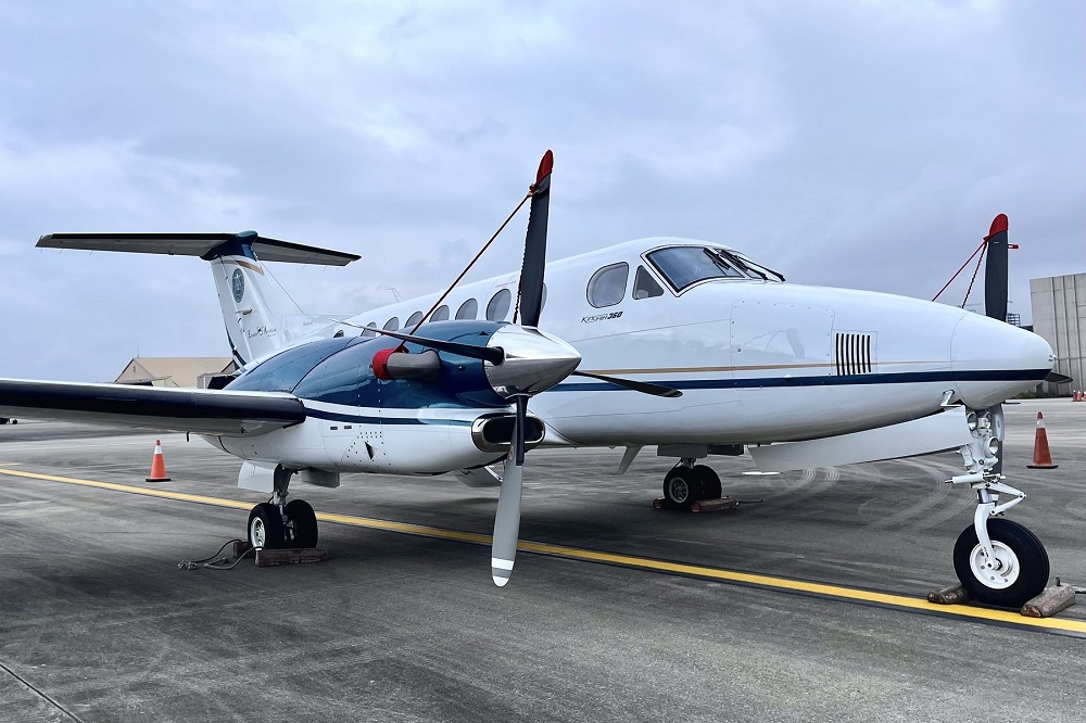 農委會大刀闊斧，毅然採購適合自身使用的航空器King Air 360 ER以維護航攝人員執行公務的安全。（圖片取自林務局）