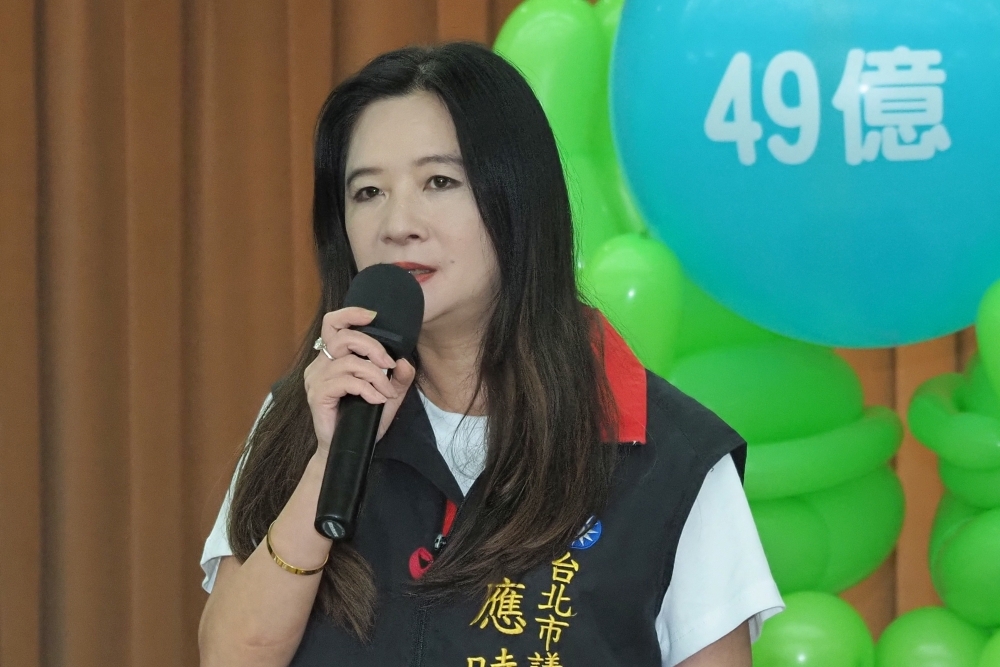 台北市議員應曉薇去年遭檢舉涉嫌賄選。（資料照片／張家銘攝）