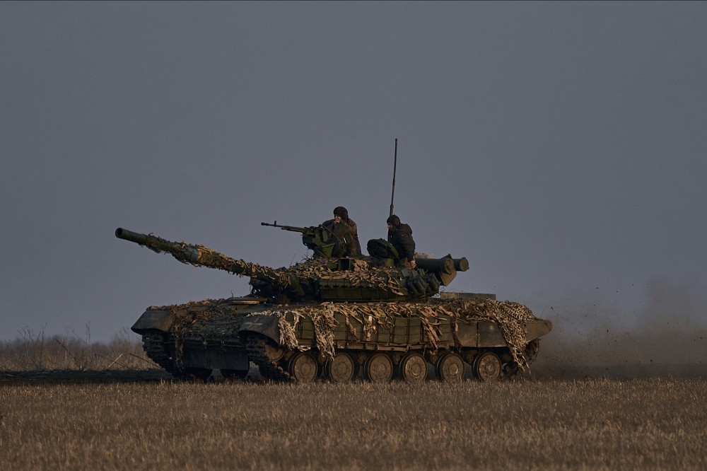 烏克蘭軍方預告即將在巴赫姆特展開反攻。（美聯社）