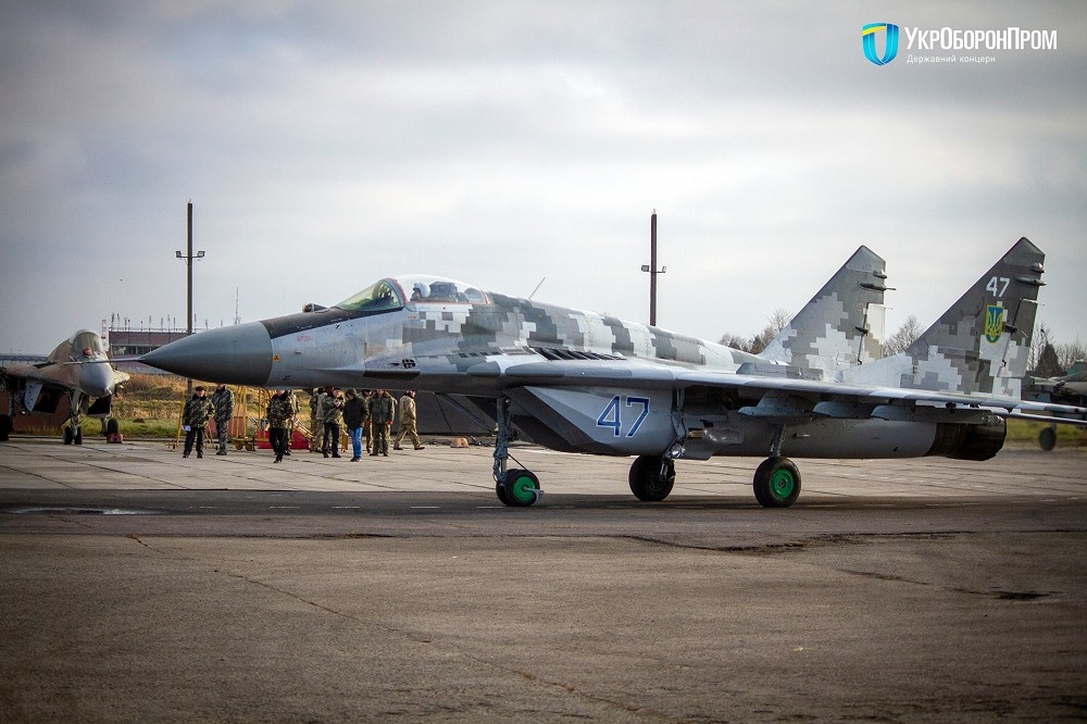 斯洛伐克援助的首批MiG-29戰機已抵達烏克蘭。圖為烏軍的MiG-29。（取自UOP網站）