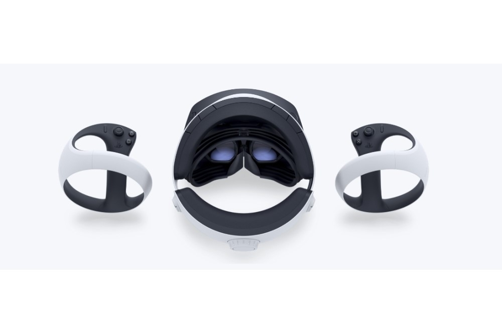 VR遊戲專用的頭戴設備PS VR2。（取自PlayStation VR2官網）