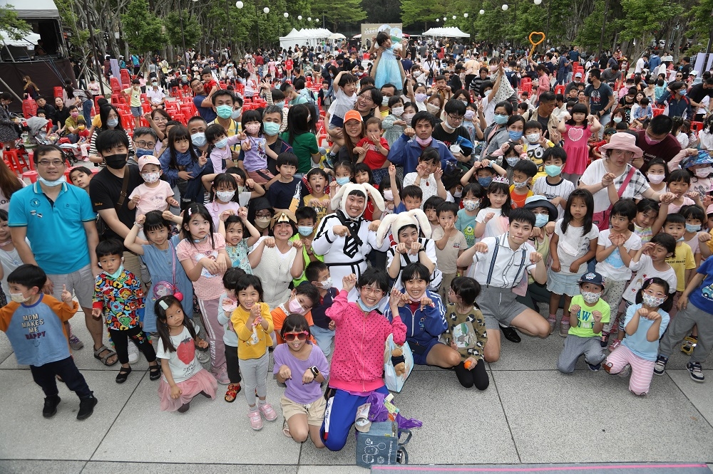2023新竹市兒童藝術節今日圓滿落幕 與孩子們相約明年再見。(新竹市政府提供)