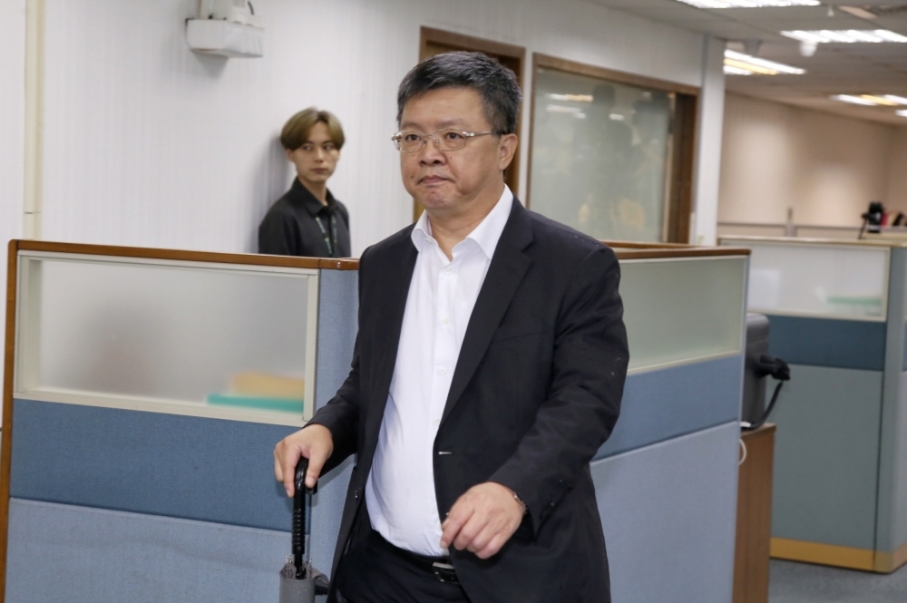 台鹽前董事長、高雄市前副市長陳啟昱，因爆發違法農舍爭議，晚間宣布退出民進黨、不再參與政治。（資料照片／王傳豪攝）
