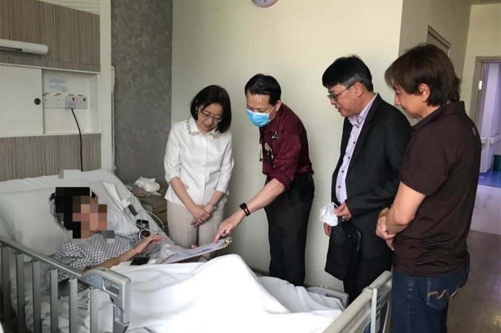台灣一名女子日前赴往馬來西亞旅遊遇車禍重傷，當事人父親批外交部毫無作為，外交部今出面澄清。（外交部提供）