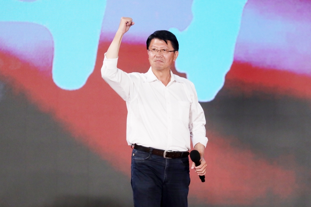外傳國民黨將徵召前台南市議員謝龍介，參選台北市第2選區（士林、大同）立委。（資料照片／王侑聖攝）