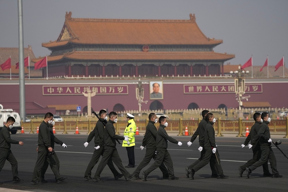 中國全國人大常委26日通過「反間諜法」修訂案，進一步擴大間諜行為定義。（美聯社）