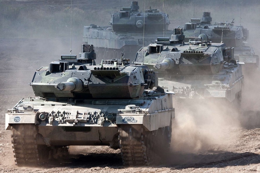 打造豹2戰車的德國兩大軍工集團，針對專利權的訴訟達成和解，圖為德軍豹2戰車。（取自德國聯邦國防軍網站）