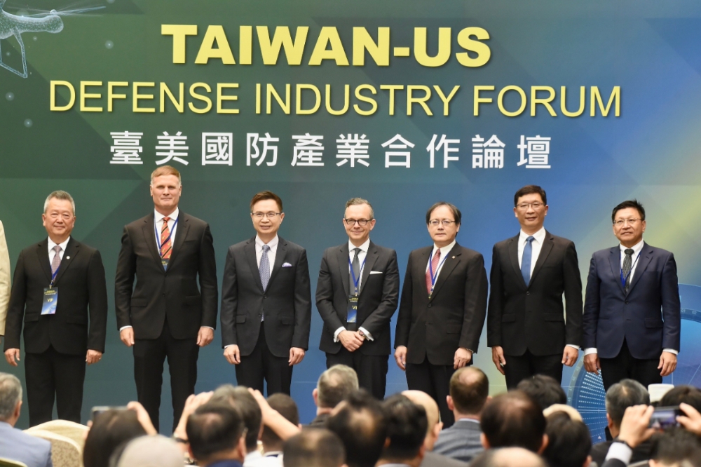 台美國防產業合作論壇3日於台北國際會議中心登場。（張哲偉攝）
